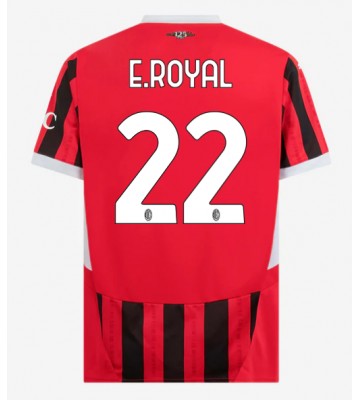 AC Milan Emerson Royal #22 Primera Equipación 2024-25 Manga Corta